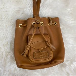 Vintage Dooney & Bourke Leather Sling Bagback